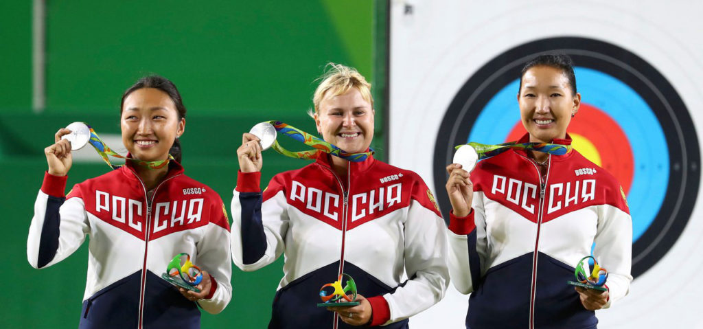 Женская сборная России впервые завоевала олимпийские медали в стрельбе из лука. Рио 2016