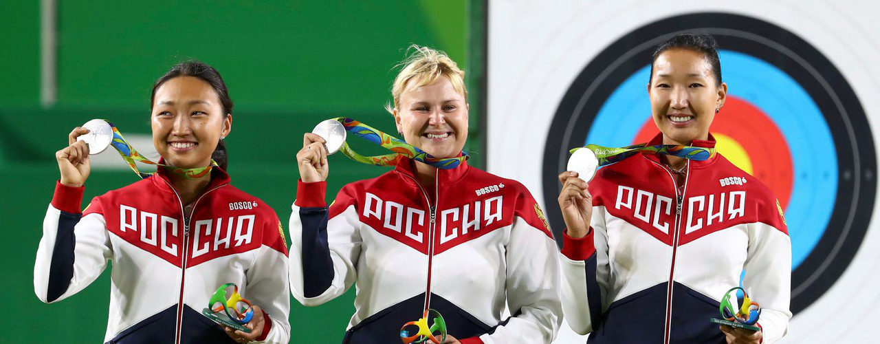 Женская сборная России впервые завоевала олимпийские медали в стрельбе из лука. Рио 2016